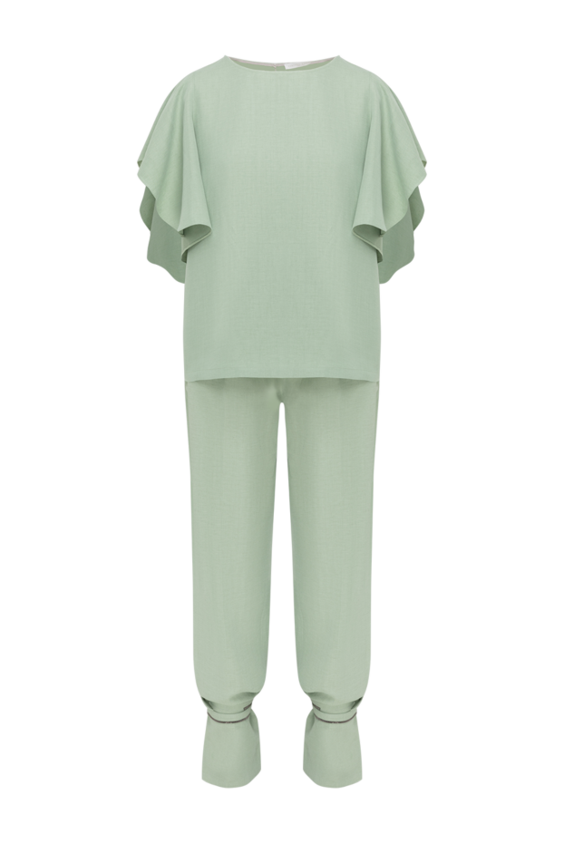 Fabiana Filippi women's suit with trousers green 185639 - photo 1