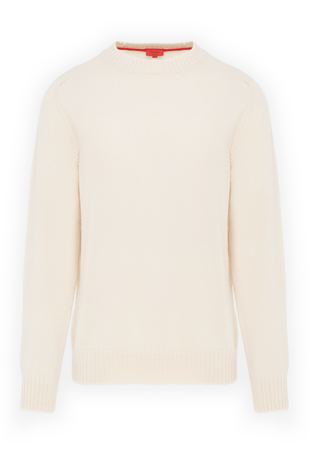 Isaia men's knitted cashmere jumper white 185678 - photo 1