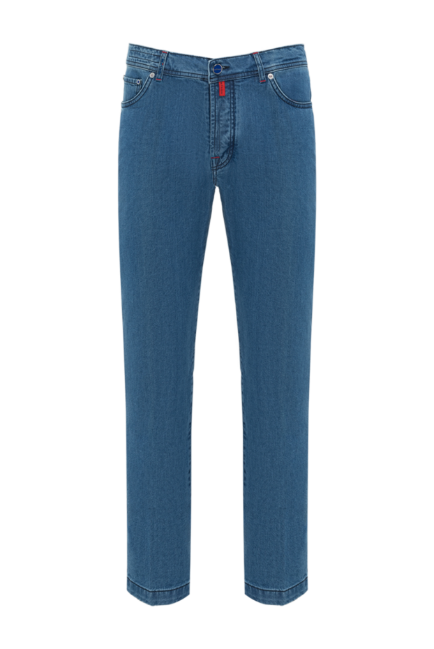 Kiton классические джинсы прямого кроя с красными деталями отделки
185695 - фото 1