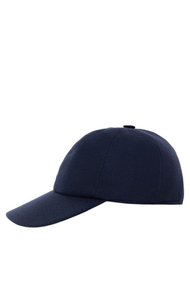 Kiton warm cashmere baseball cap blue for men 185705 - photo 3