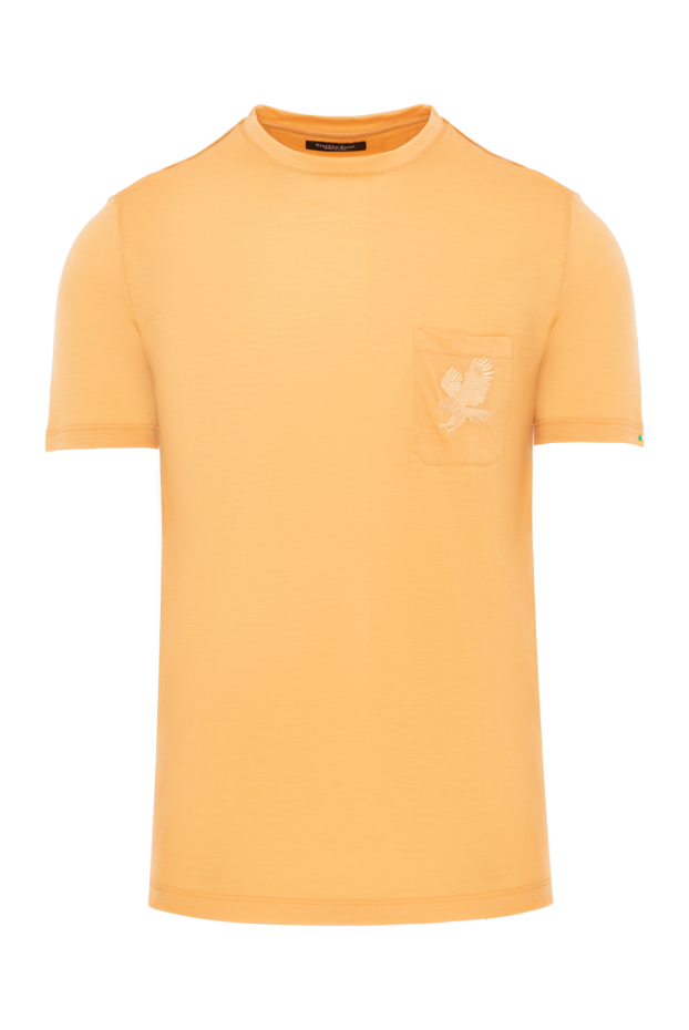 Stefano Ricci men's cotton yellow t-shirt with logo 185771 - photo 1