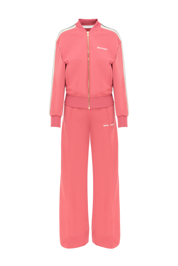 Palm Angels розовый спортивный костюм женский на молнии 185976 - фото 1