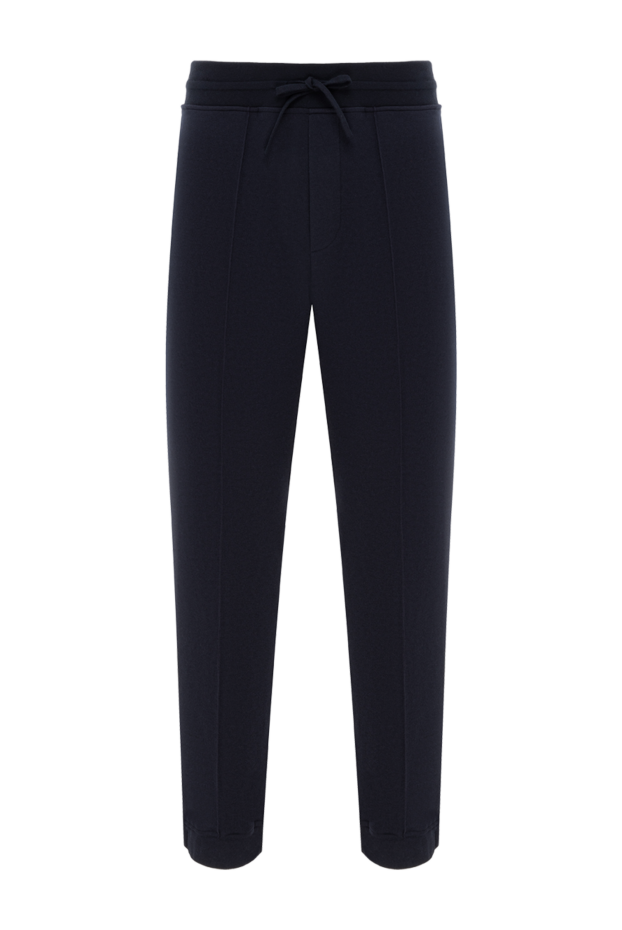 Loro Piana whitney blue men's trousers with tie 185990 - photo 1