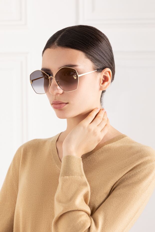 Cartier women's large panthère sunglasses 186011 - photo 2