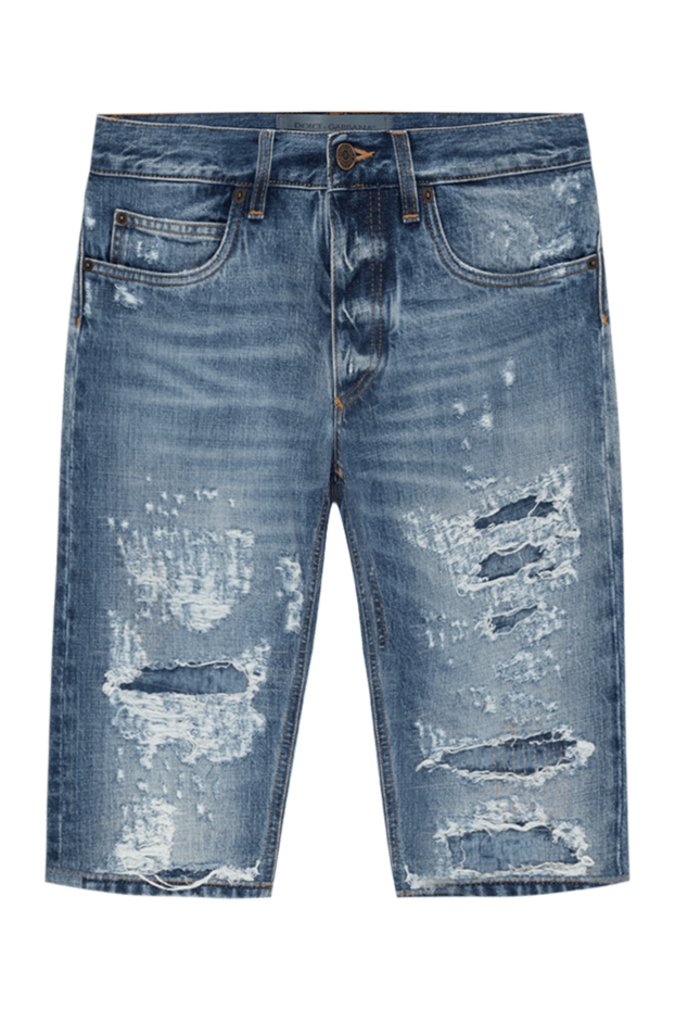 Dolce & Gabbana men's blue shorts with holes 186052 - photo 1