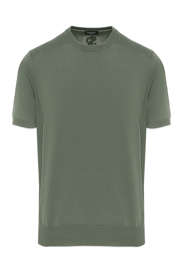 Stefano Ricci green cotton jumper for men 186141 - photo 1