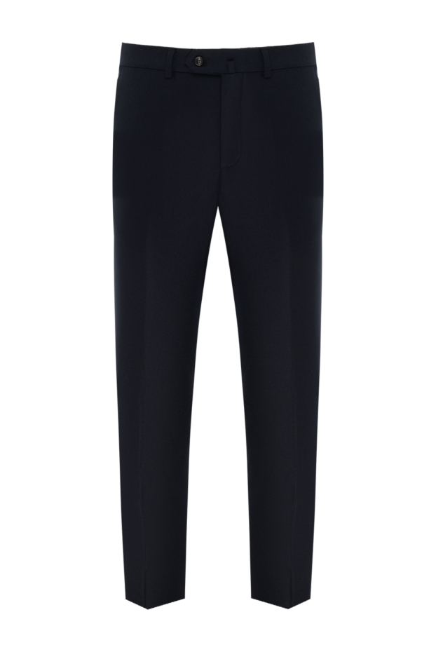Loro Piana men's blue carlo trousers made of wool and cashmere 186359 - photo 1