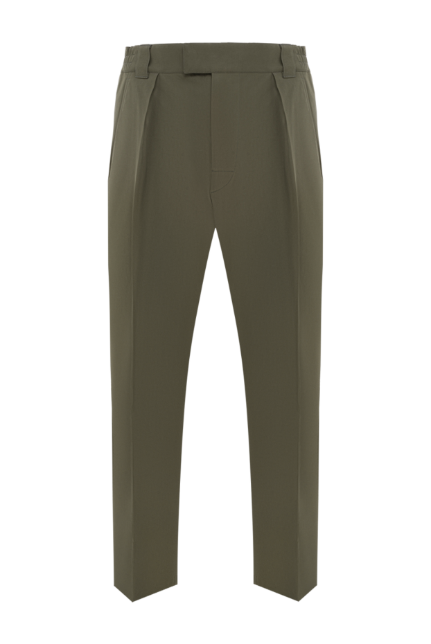 Loro Piana reinga cotton green men's trousers 186362 - photo 1