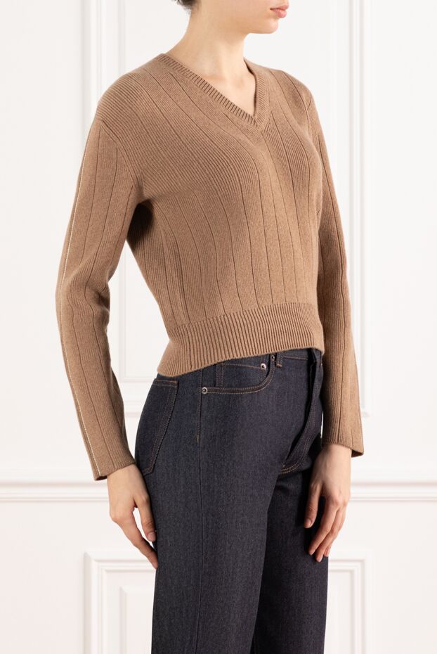 Loro Piana cervatto cashmere jumper with v-neck 186368 - photo 3