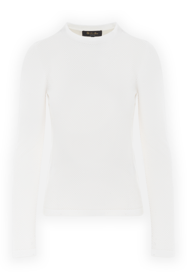 Loro Piana women's white soft cashmere jumper 186374 - photo 1