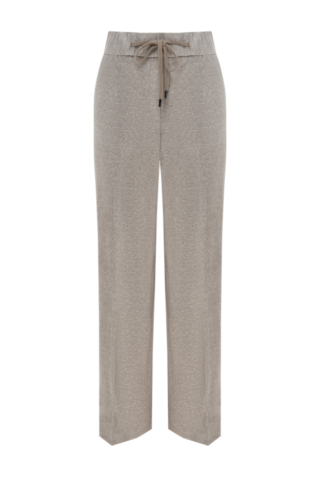 Peserico women's gray trousers with drawstring 186449 - photo 1