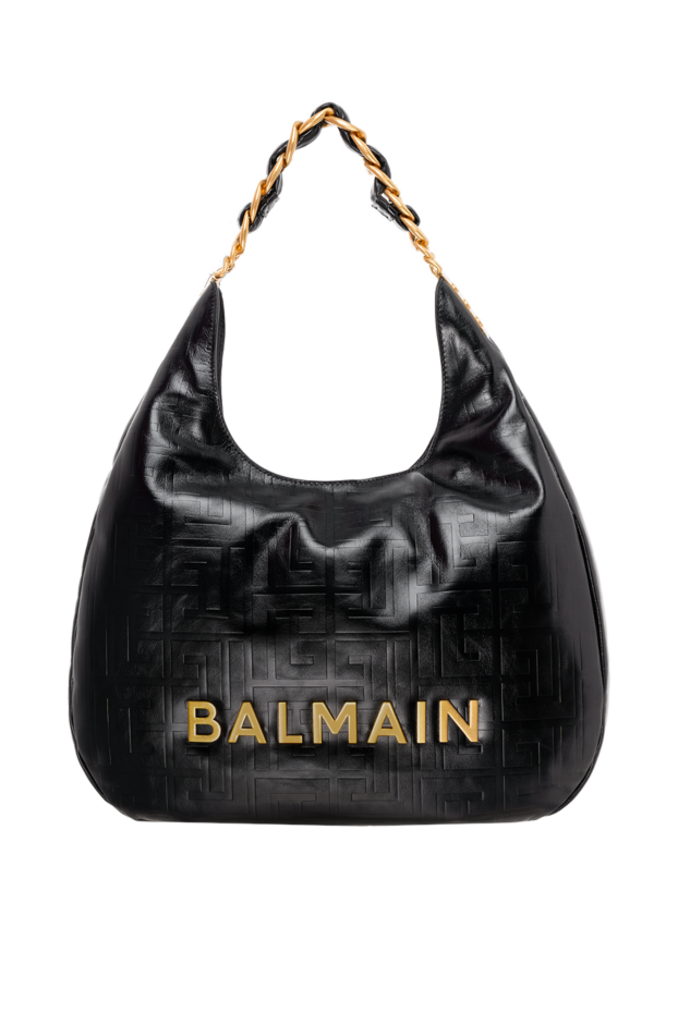 Balmain large soft hobo bag in crinkled calfskin 186476 - photo 1