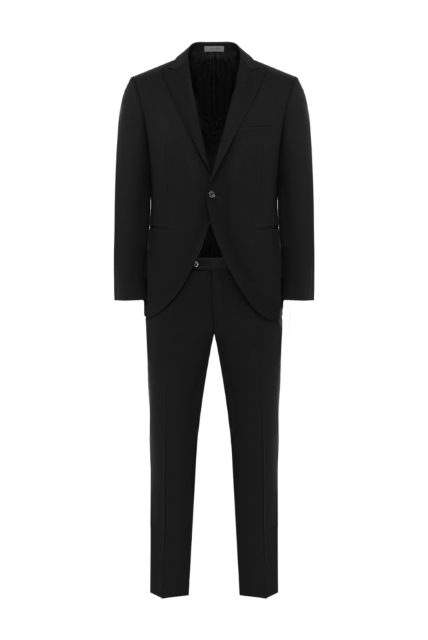 Corneliani men's classic black wool suit 186554 - photo 1