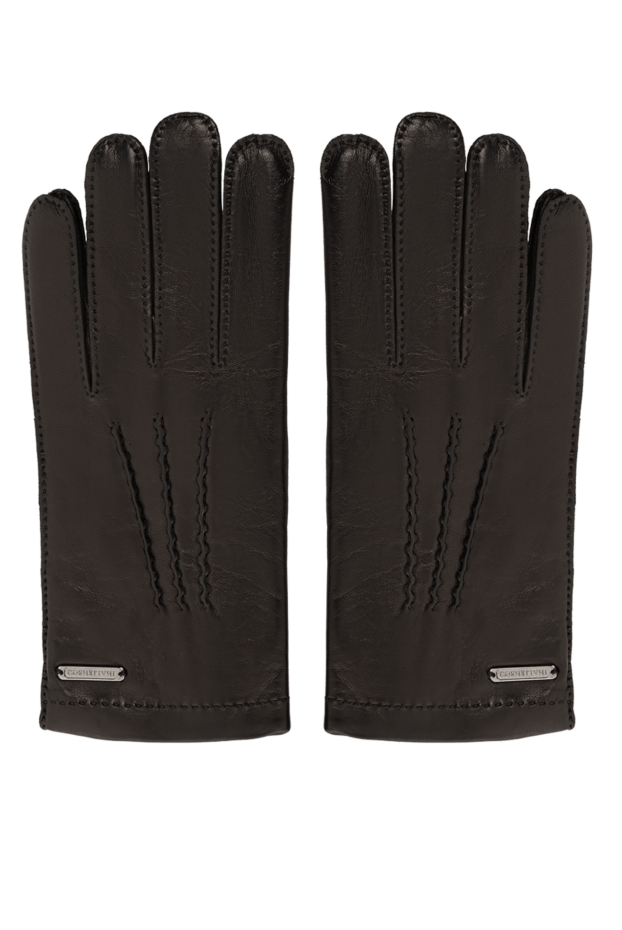 Corneliani коричневые перчатки из кожи наппа мужские 186580 - фото 1