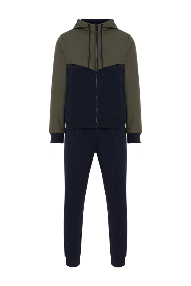 Corneliani men's two-tone tracksuit with hood 186637 - photo 1