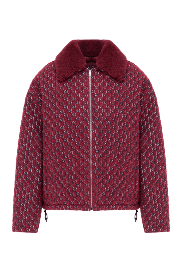 Gucci women's bright red jacket with fur collar 186701 - photo 1