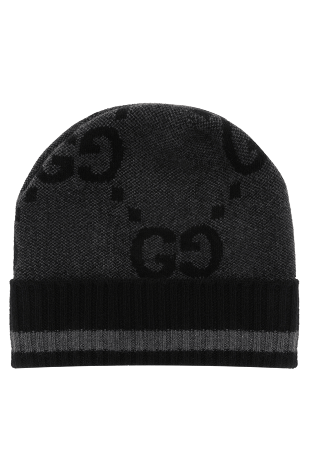 Gucci warm cashmere hat gray for men 186753 - photo 1