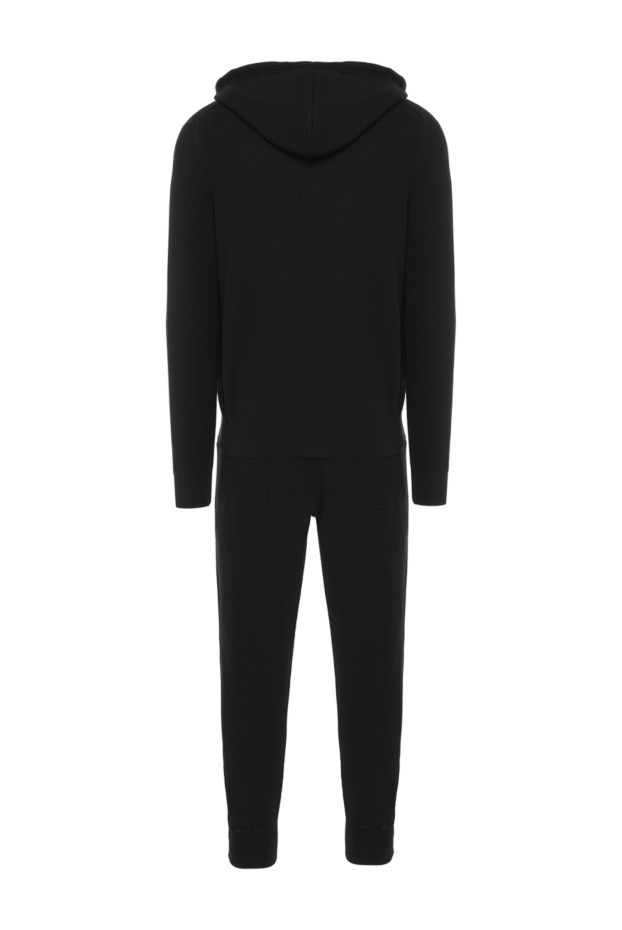 Brunello Cucinelli black ribbed hooded tracksuit 186822 - photo 1