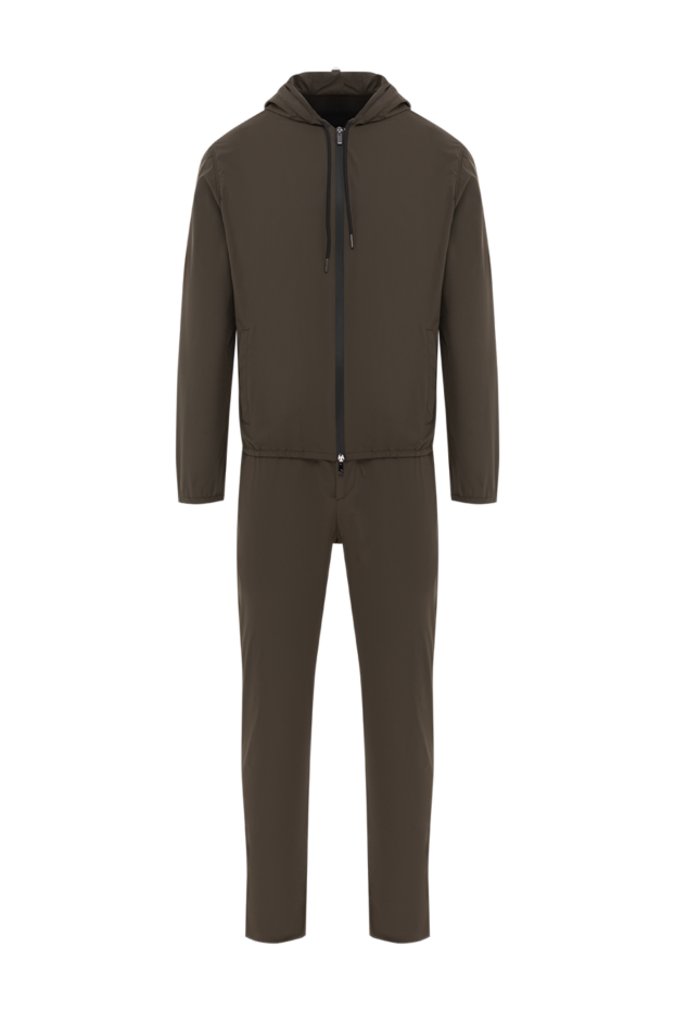 Tombolini green men's cotton cashmere hooded tracksuit 186914 - photo 1