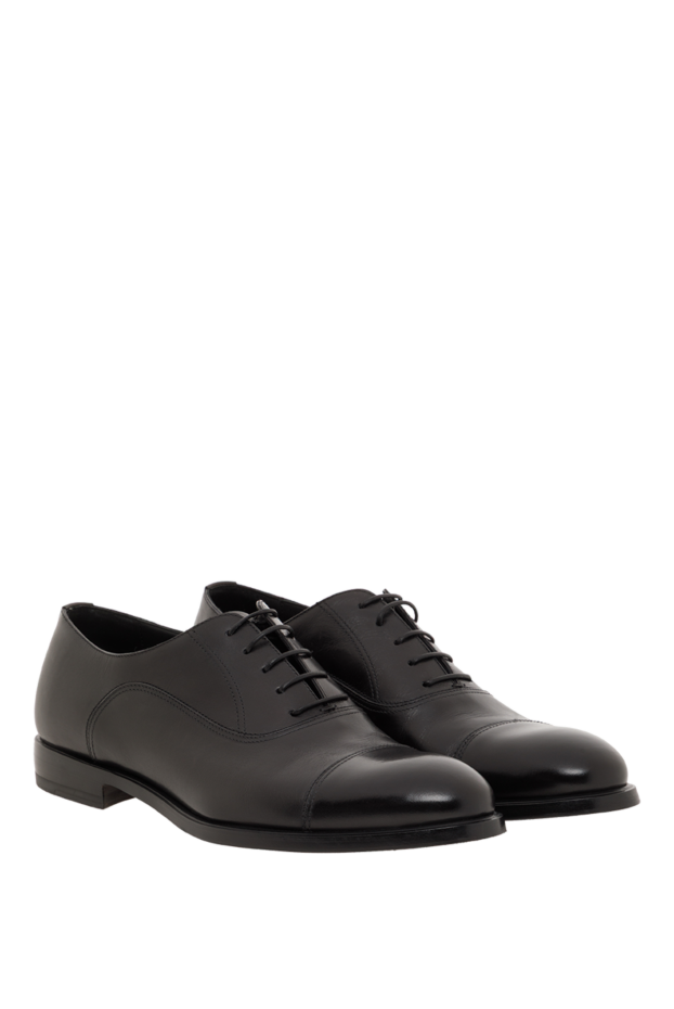 Barrett black leather oxfords with protective toe for men 186928 - photo 2
