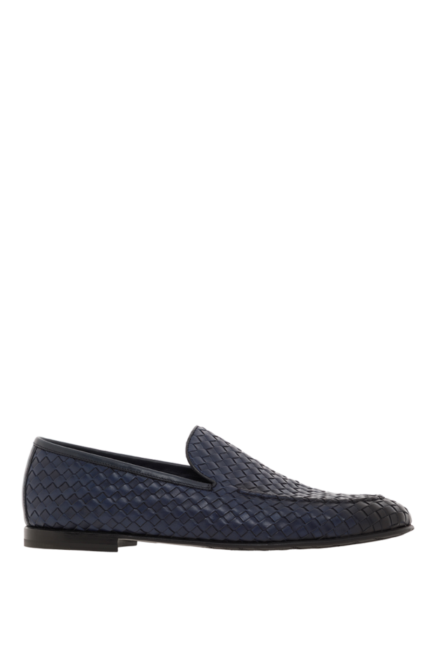 Barrett men's blue woven loafers made of genuine leather 186932 - photo 1