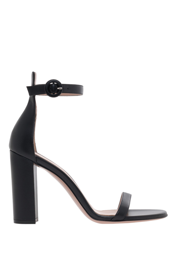 Gianvito Rossi босоножки с круглым носком и массивным каблуком 186965 - фото 1