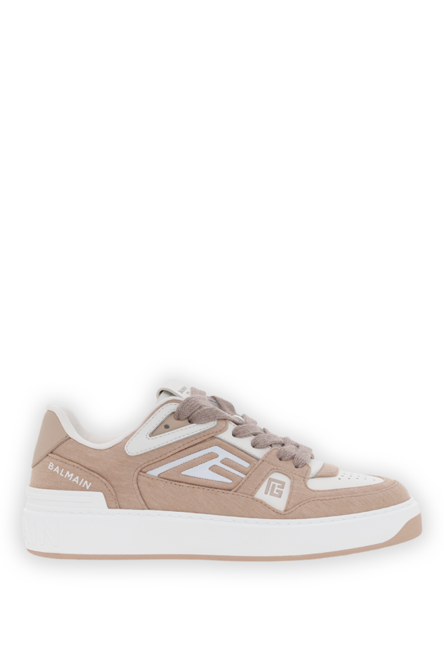 Balmain b-court skate sneakers in fleece and calfskin for women
186972 - photo 1