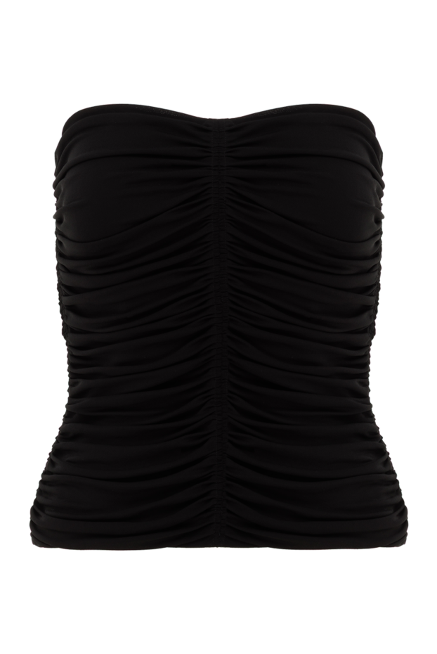 Saint Laurent black ruched strapless top
187116 - photo 1