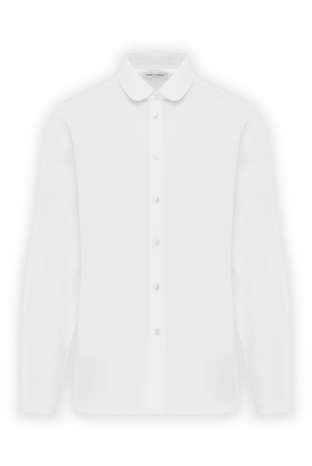 Saint Laurent white lightweight men's cotton shirt 187117 - photo 1