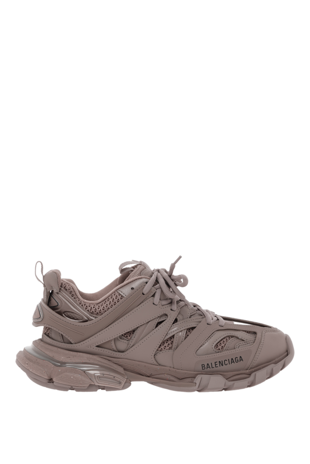 Balenciaga женские кроссовки track sneaker бежевого цвета с логотипом
187142 - фото 1