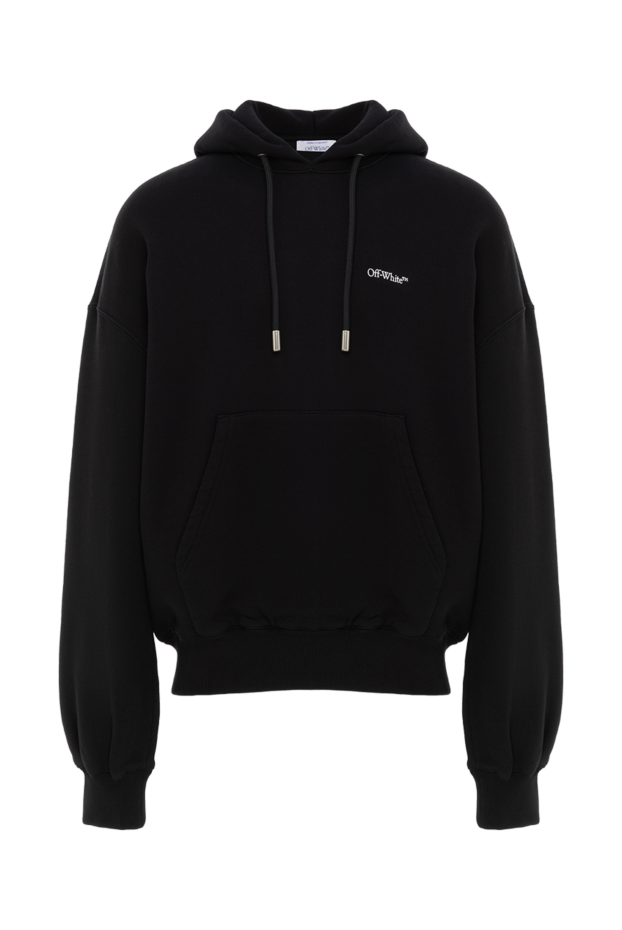 Off-White худи с капюшоном из хлопка с 3d-логотипом и завязками 187240 - фото 1
