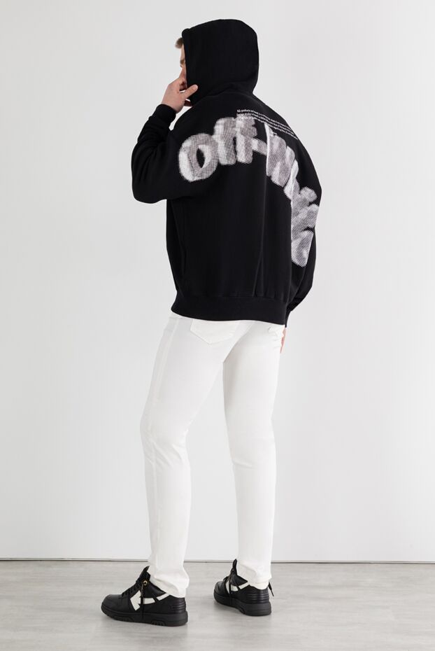 Off-White худи с капюшоном из хлопка с 3d-логотипом и завязками 187240 - фото 2