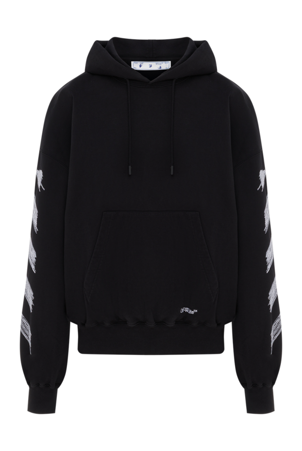 Off-White худи с капюшоном и завязками на шнурке с логотипом scribble diag 187247 - фото 1