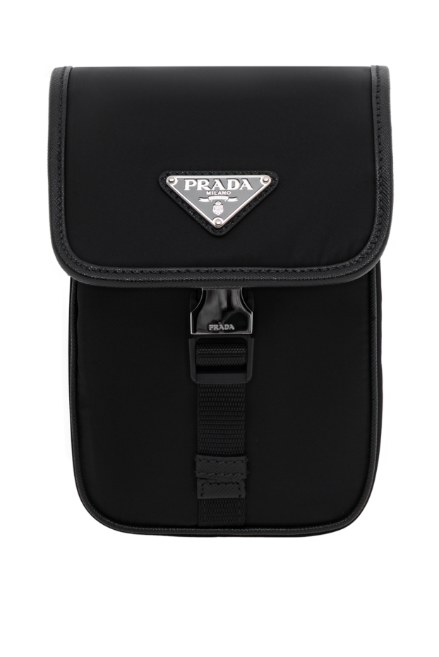 Prada текстильді иық сөмкесі re-nylon ерлерге арналған қара 187286 - фото 1