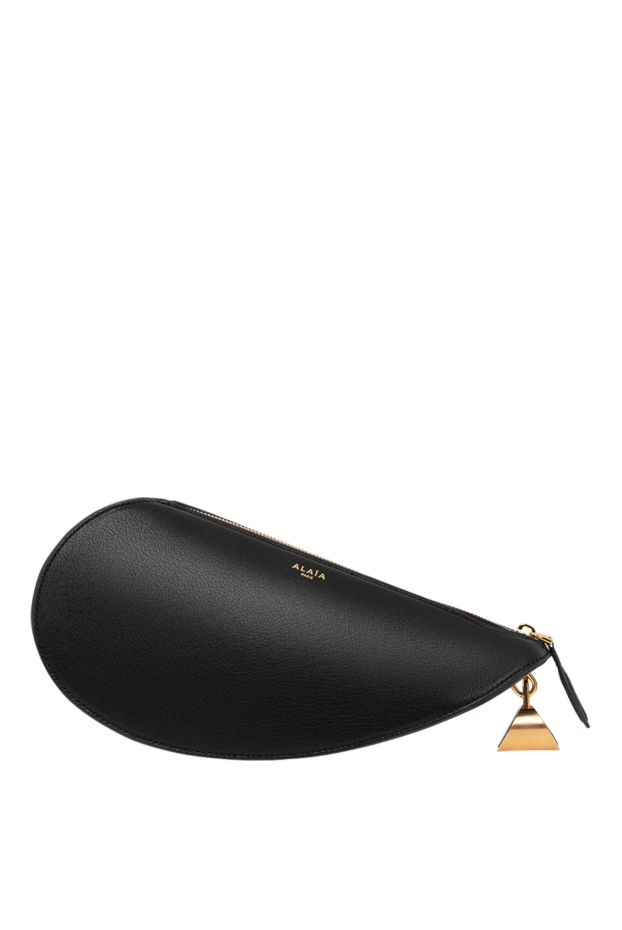 Alaia le demi-coeur half-heart crossbody bag in lambskin 187305 - photo 1