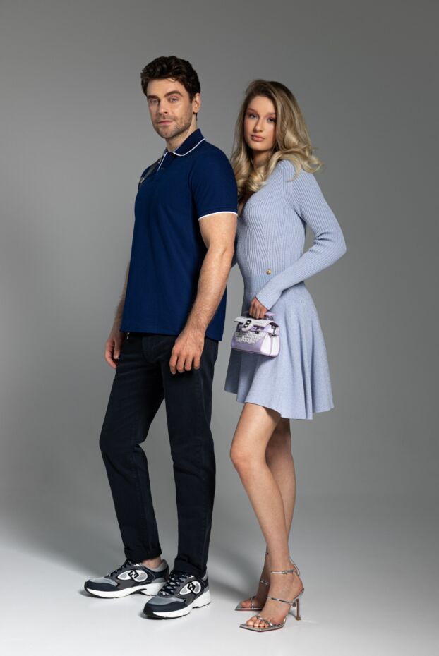 Fendi логотипі бар сұр түсті ерлер кроссовкасы 187363 - фото 2