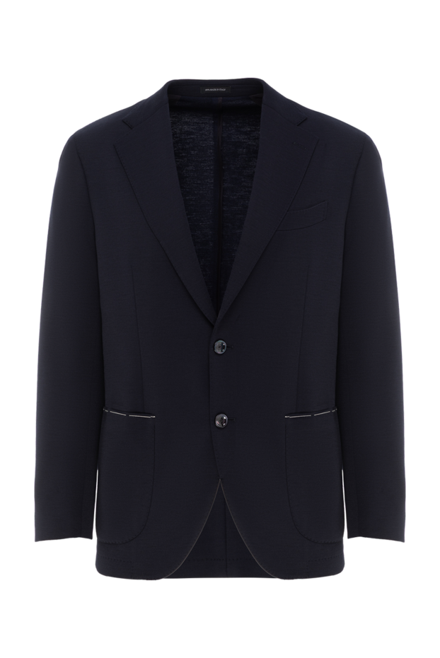 Sartoria Latorre men's dark blue wool blazer with two-button closure
187405 - photo 1