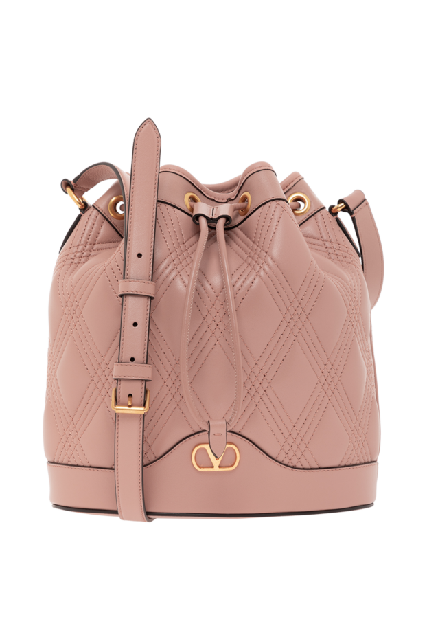 Valentino қызғылт төсеніш былғары nappa deluxe сөмкесі 187437 - фото 1