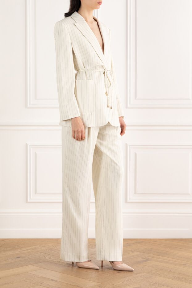 Zimmermann suit with striped linen trousers with patch pockets 187637 - photo 3