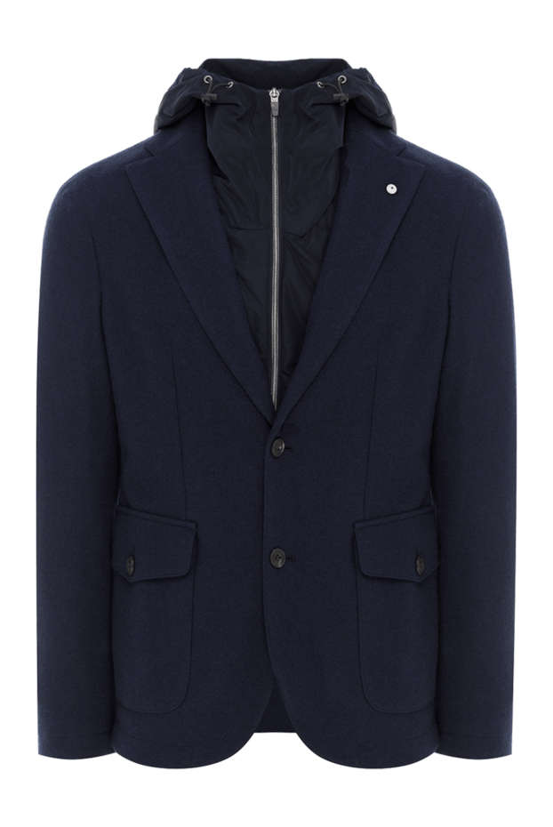 Lubiam men's jacket with a built-in hood and a zippered vest 187722 - photo 1