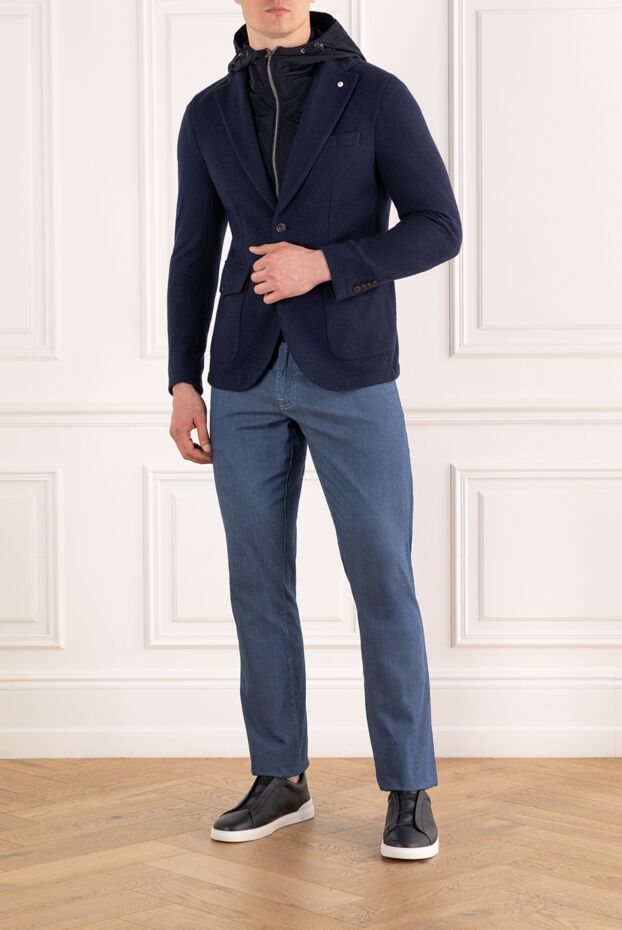 Lubiam men's jacket with a built-in hood and a zippered vest 187722 - photo 2
