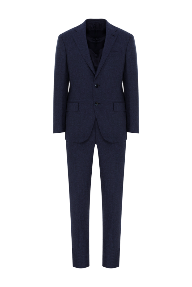 Lubiam men's blue wool suit, single breasted 187727 - photo 1
