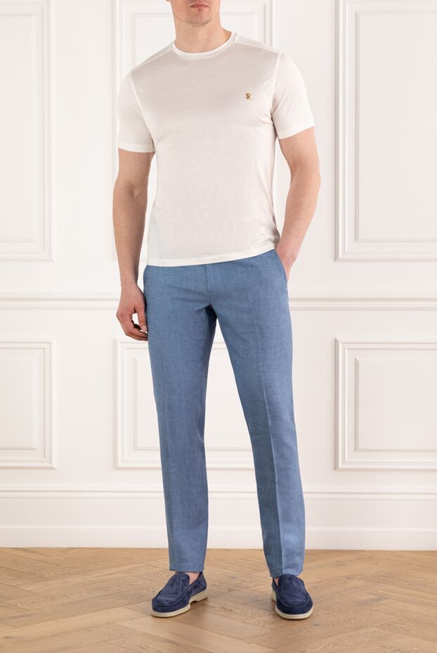 Stefano Ricci white cotton t-shirt with embossed logo 187838 - photo 2