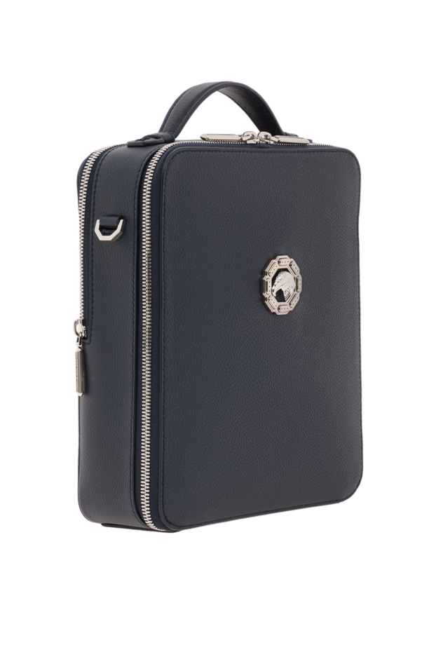 Stefano Ricci blue calfskin messenger bag 187867 - photo 3
