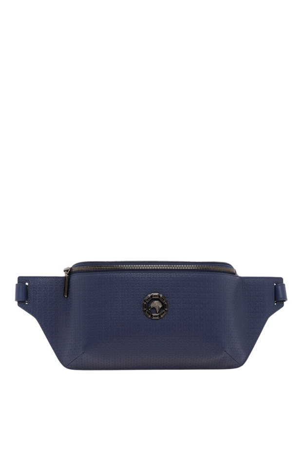 Stefano Ricci belt bag in calfskin with embossed pattern, blue 187869 - photo 1