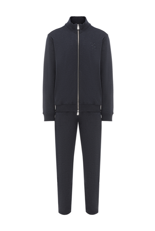 Billionaire gray men's cotton and silk sports suit 188025 - photo 1