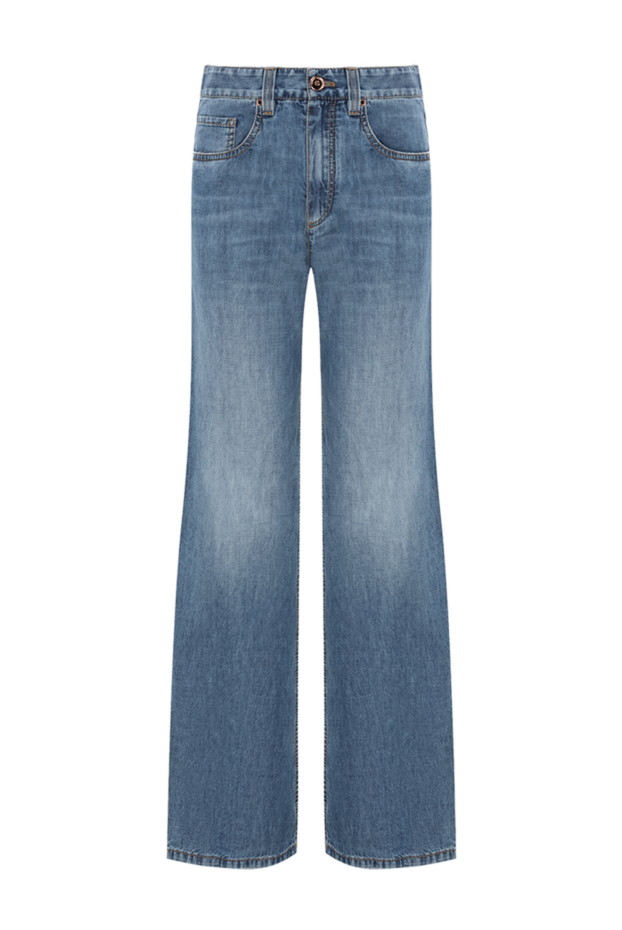 Brunello Cucinelli джинсы contemporary loose из легкого денима женские 188033 - фото 1