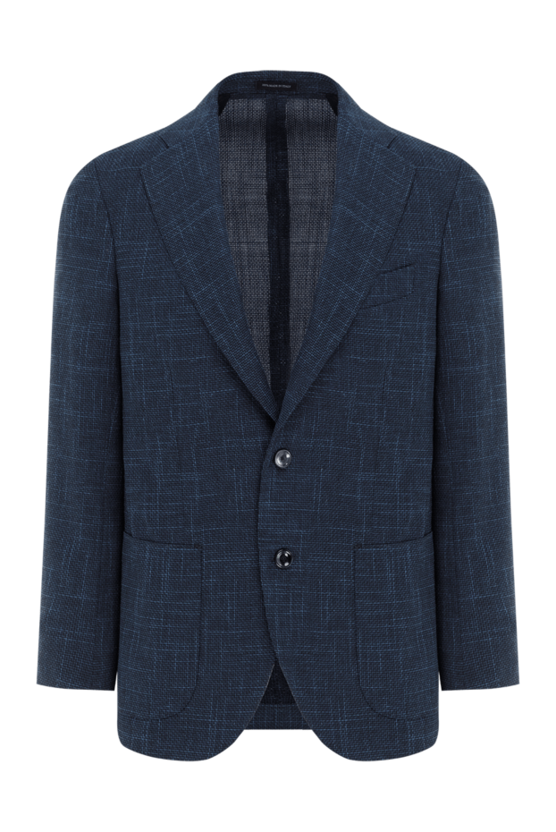 Sartoria Latorre men's blue jacket with abstract pattern 188109 - photo 1