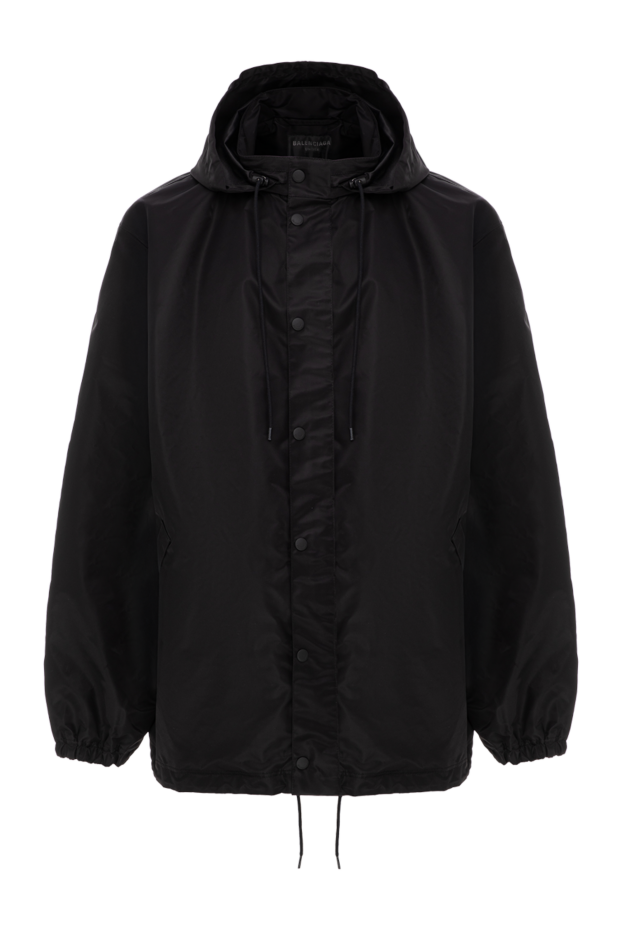 Balenciaga lightweight nylon jacket with hood and logo 188137 - photo 1