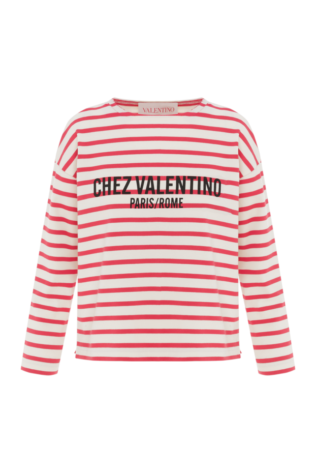 Valentino chez print red striped jumper 188185 - photo 1